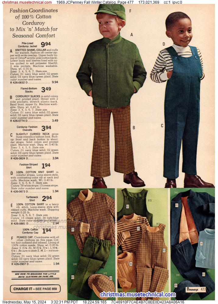 1969 JCPenney Fall Winter Catalog, Page 477