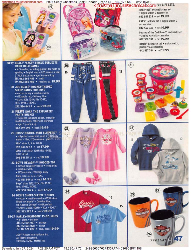 2007 Sears Christmas Book (Canada), Page 47