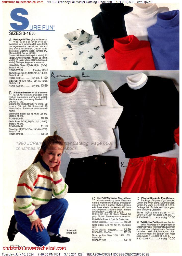 1990 JCPenney Fall Winter Catalog, Page 660