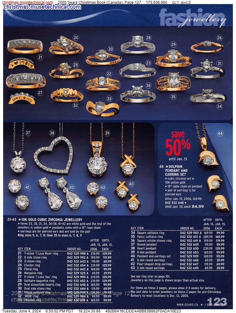 2005 Sears Christmas Book (Canada), Page 127