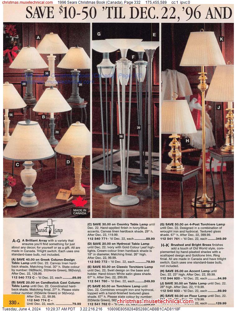 1996 Sears Christmas Book (Canada), Page 332