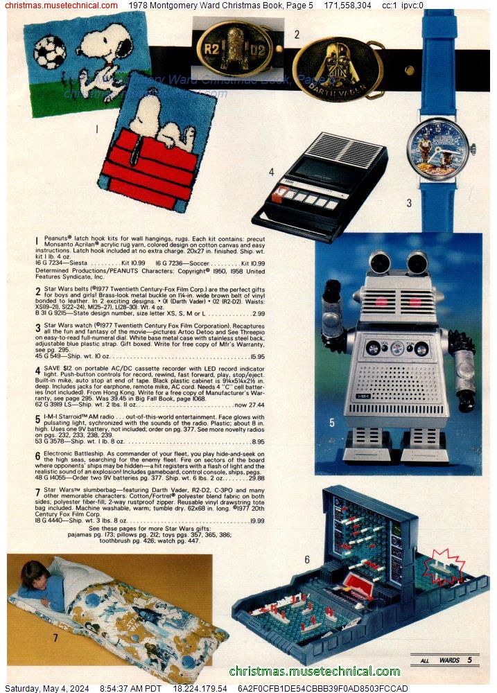 1978 Montgomery Ward Christmas Book, Page 5