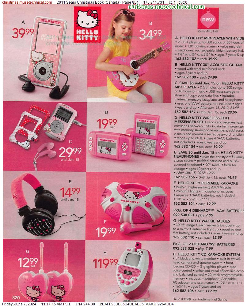 2011 Sears Christmas Book (Canada), Page 854