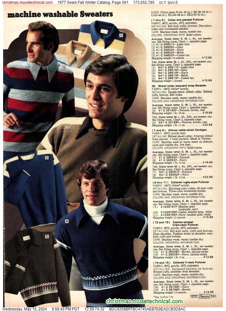 1977 Sears Fall Winter Catalog, Page 591