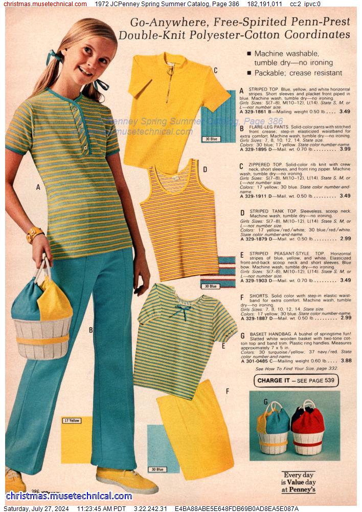 1972 JCPenney Spring Summer Catalog, Page 386