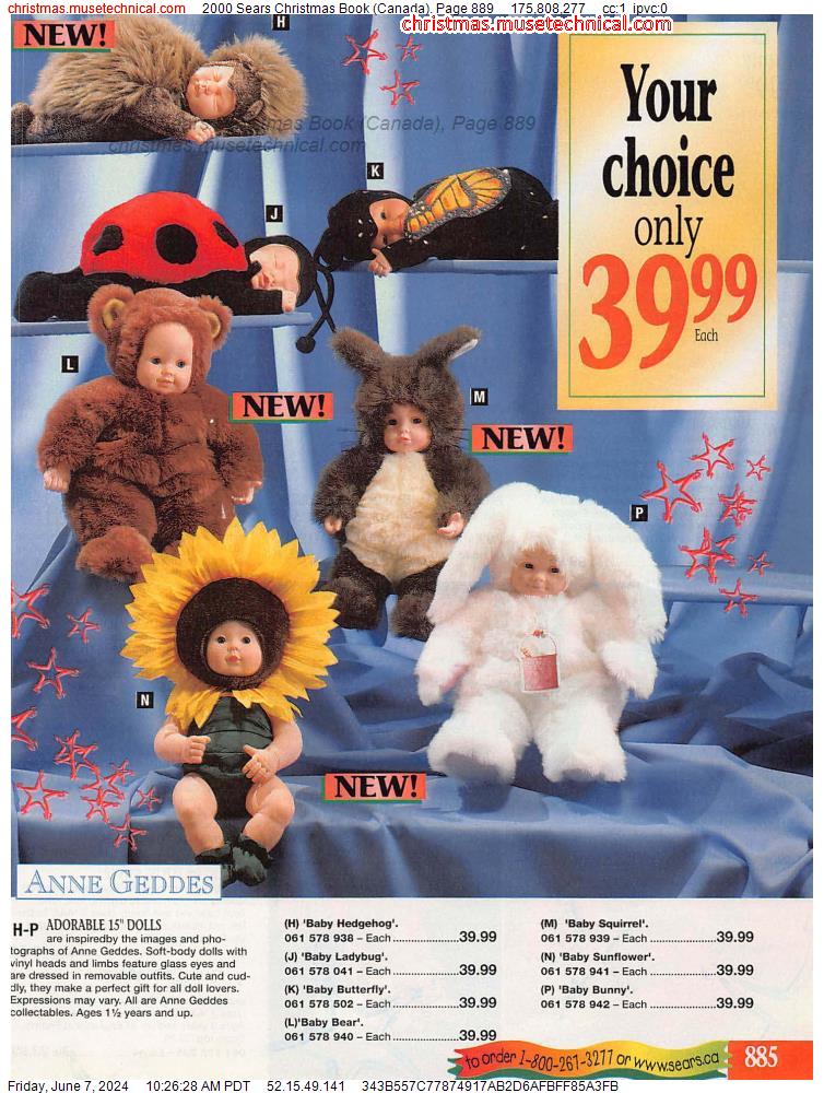 2000 Sears Christmas Book (Canada), Page 889