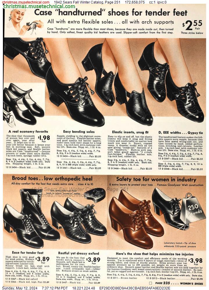 1942 Sears Fall Winter Catalog, Page 251