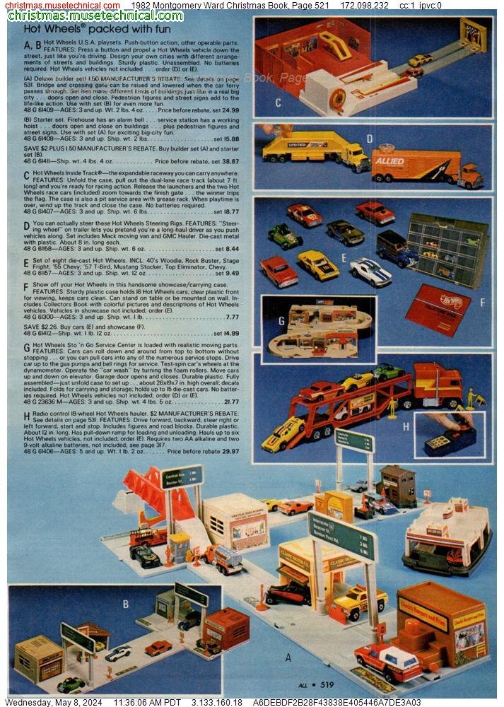 1982 Montgomery Ward Christmas Book, Page 521
