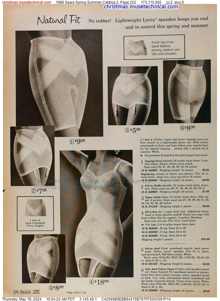 1968 Sears Spring Summer Catalog 2, Page 222