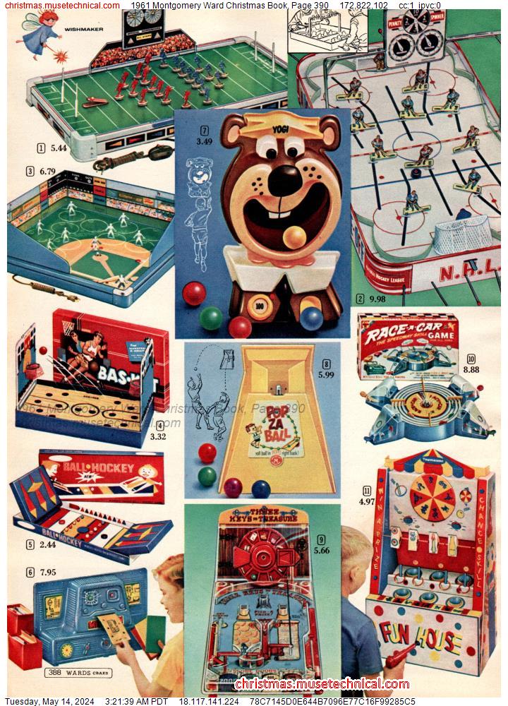 1961 Montgomery Ward Christmas Book, Page 390