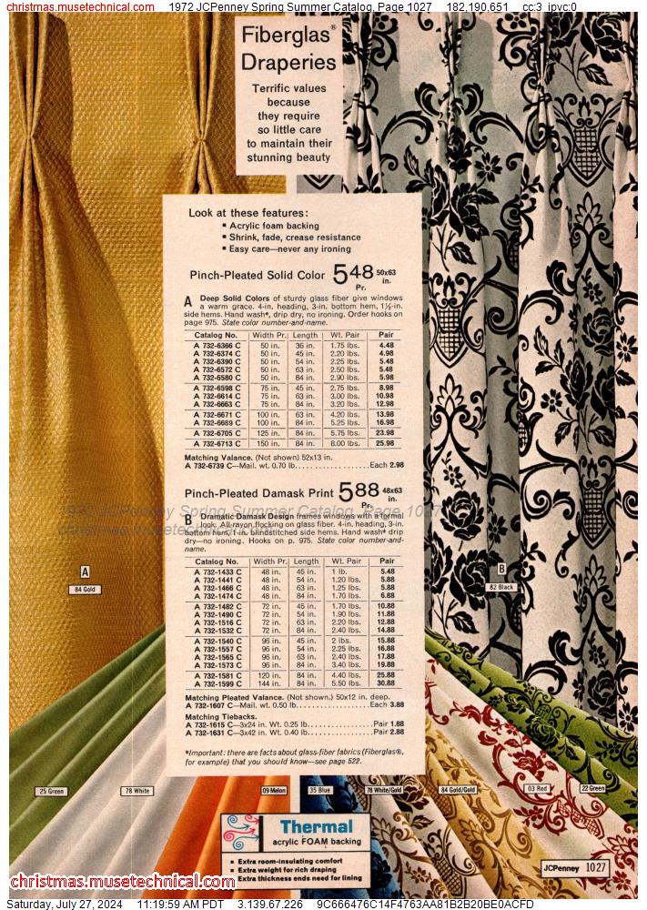 1972 JCPenney Spring Summer Catalog, Page 1027