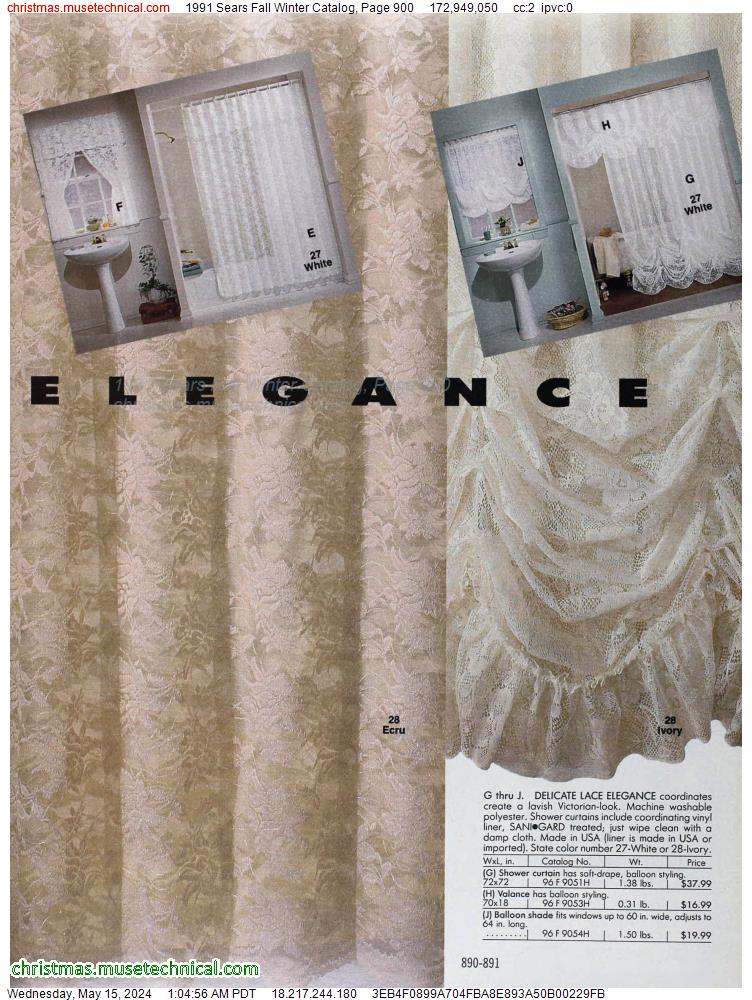 1991 Sears Fall Winter Catalog, Page 900