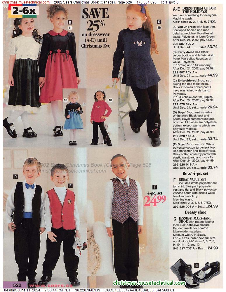 2002 Sears Christmas Book (Canada), Page 526