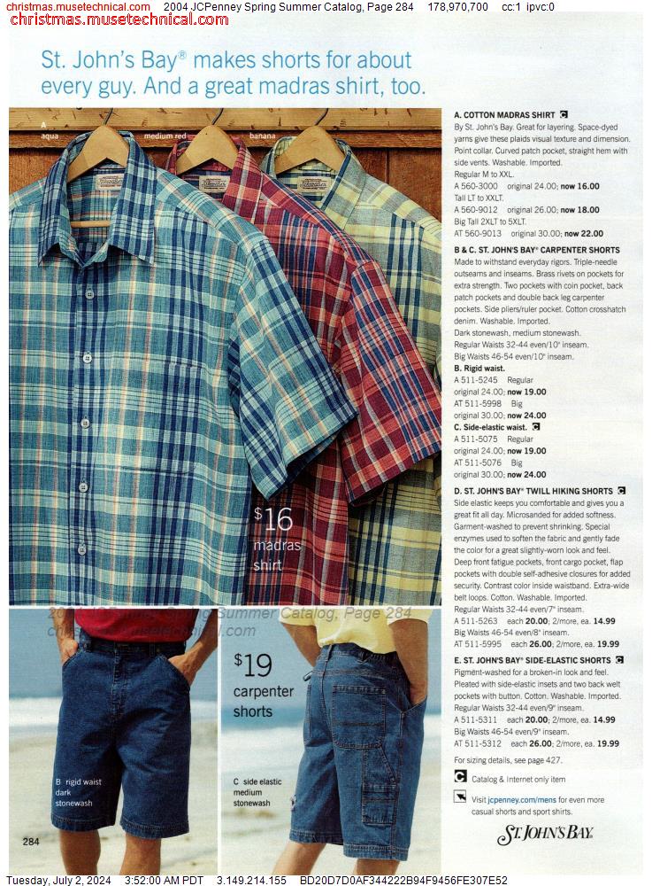 2004 JCPenney Spring Summer Catalog, Page 284