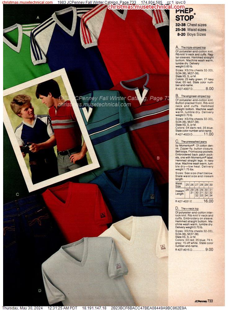 1983 JCPenney Fall Winter Catalog, Page 733