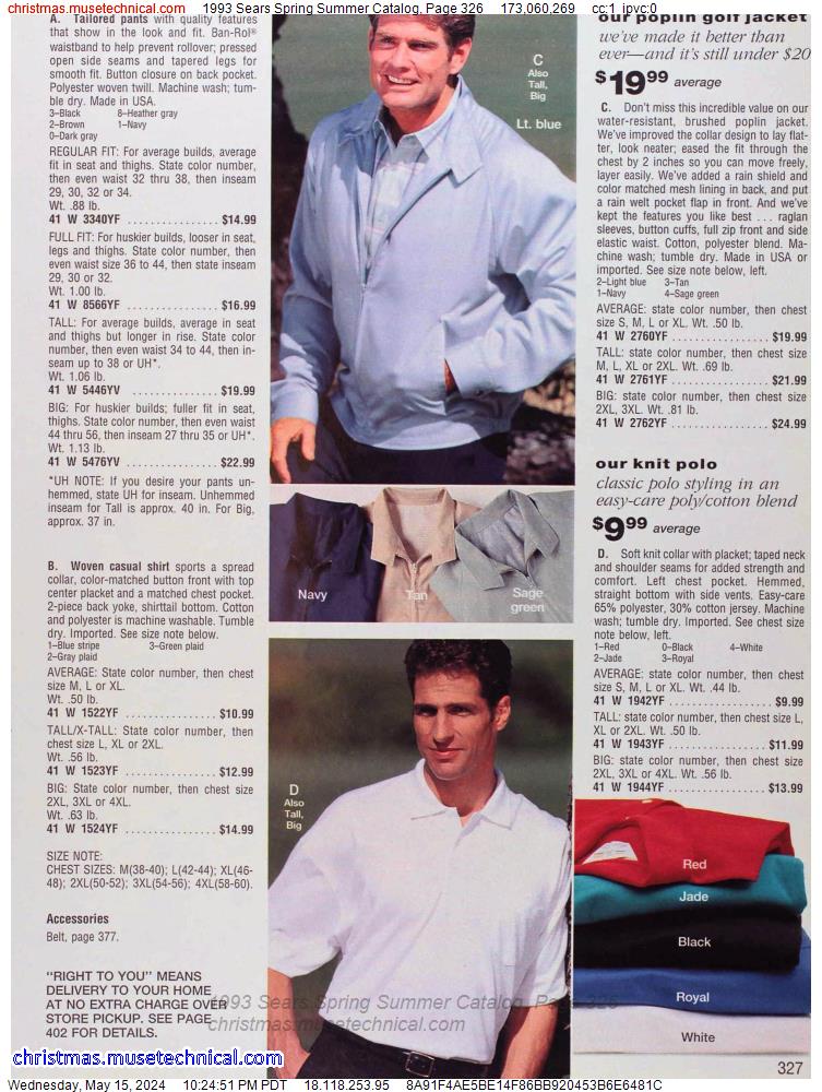 1993 Sears Spring Summer Catalog, Page 326