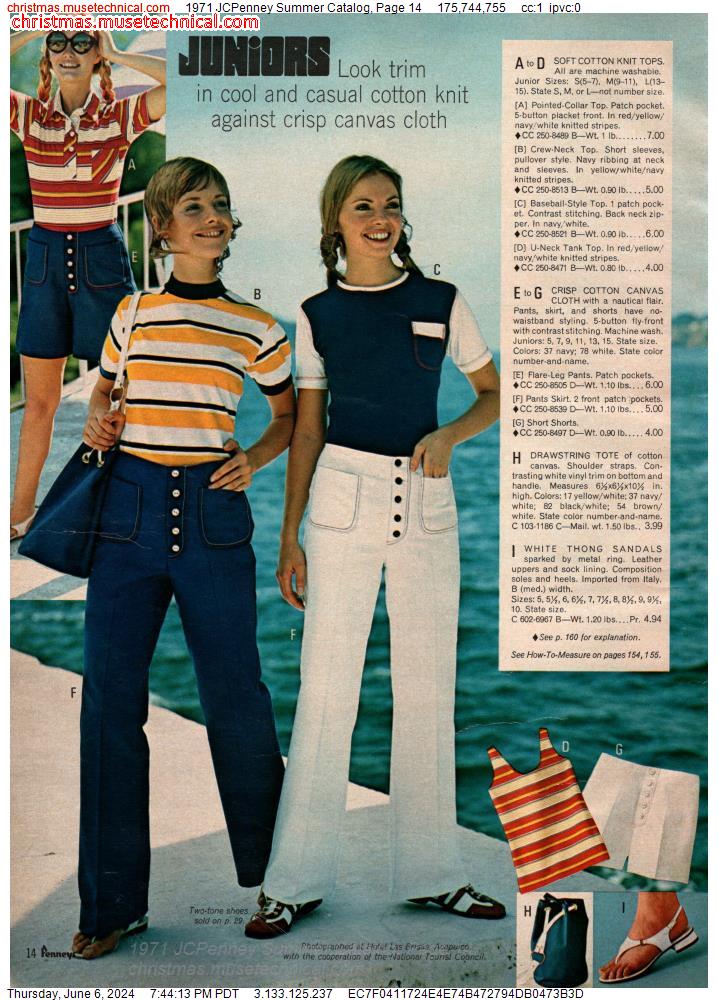 1971 JCPenney Summer Catalog, Page 14