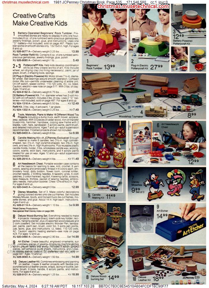 1981 JCPenney Christmas Book, Page 535