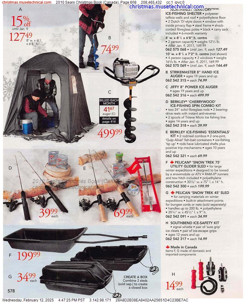 2010 Sears Christmas Book (Canada), Page 608