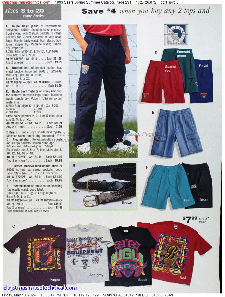 1993 Sears Spring Summer Catalog, Page 291
