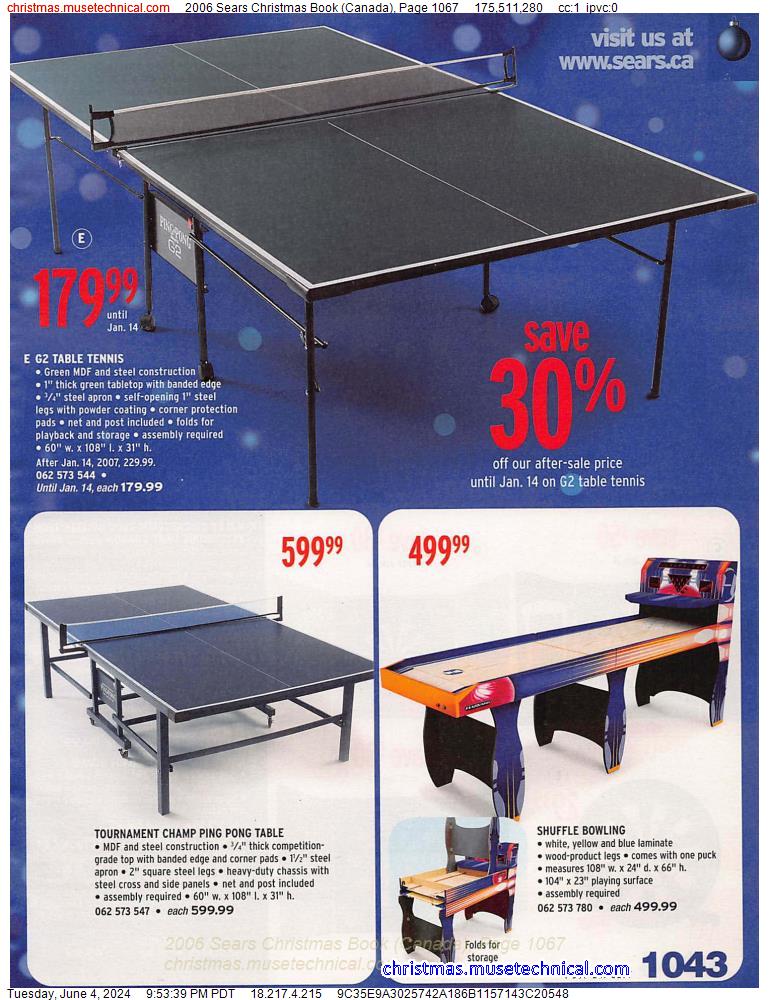 2006 Sears Christmas Book (Canada), Page 1067