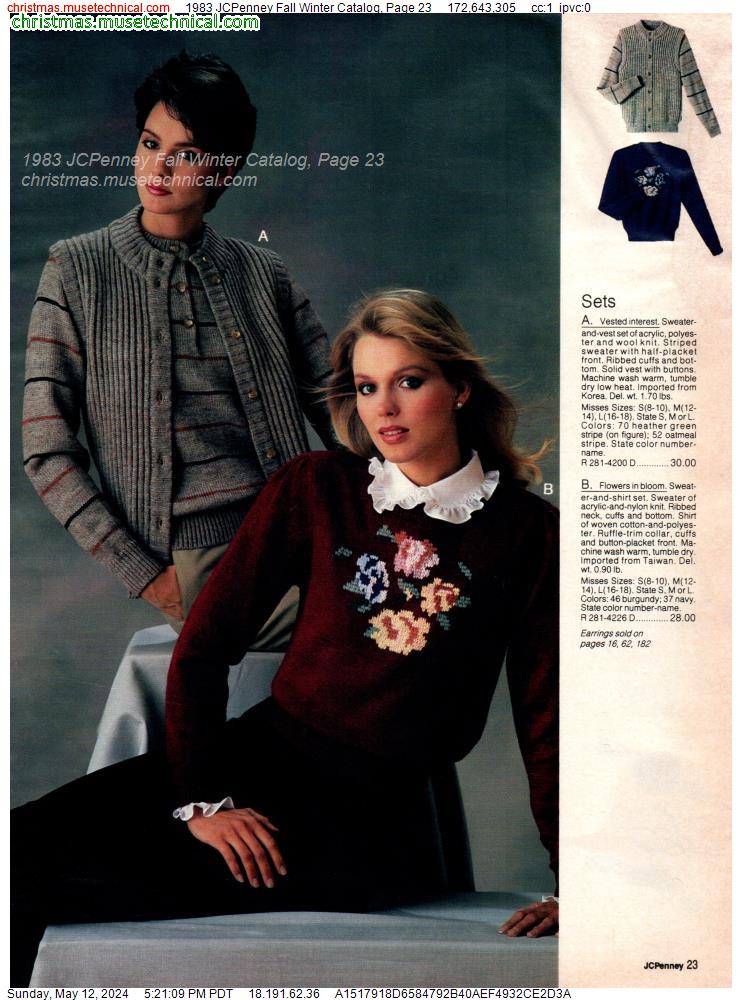 1983 JCPenney Fall Winter Catalog, Page 23