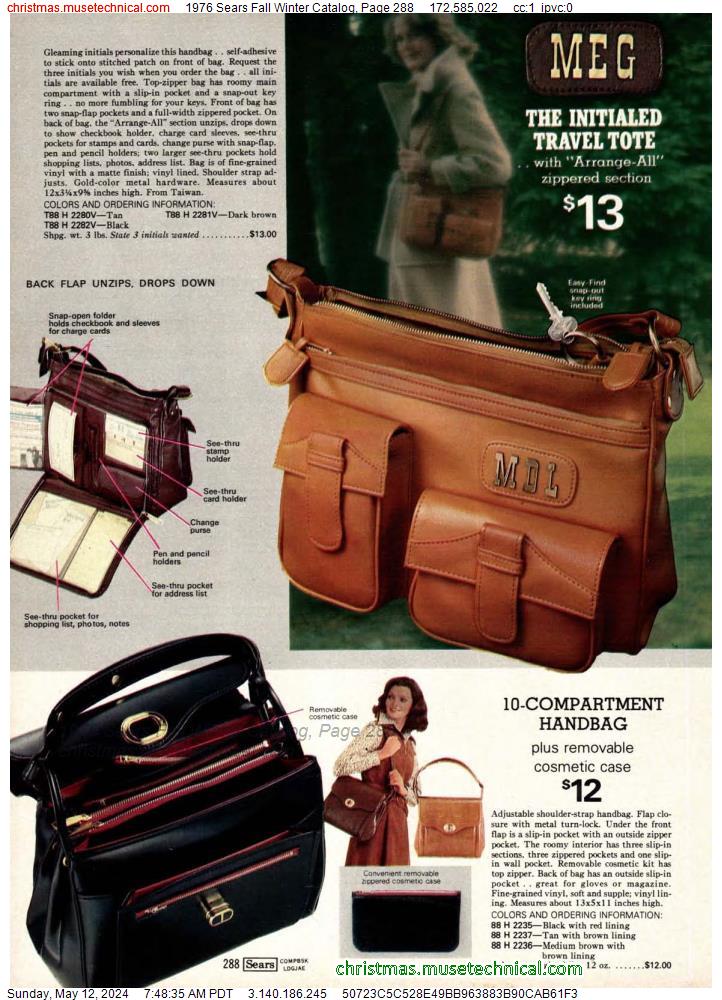 1976 Sears Fall Winter Catalog, Page 288