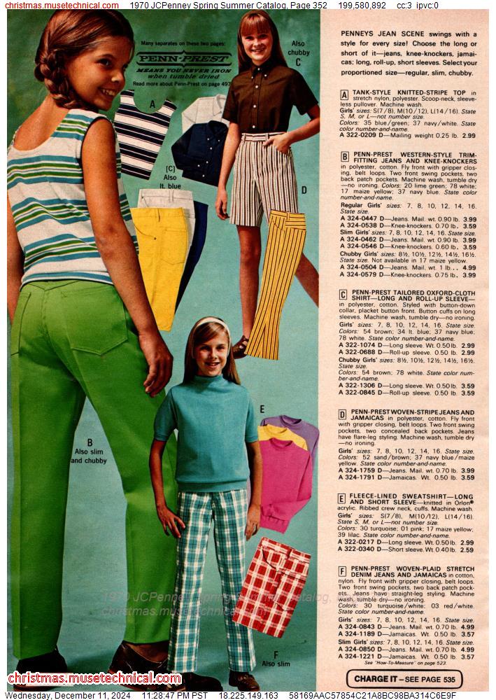 1970 JCPenney Spring Summer Catalog, Page 352