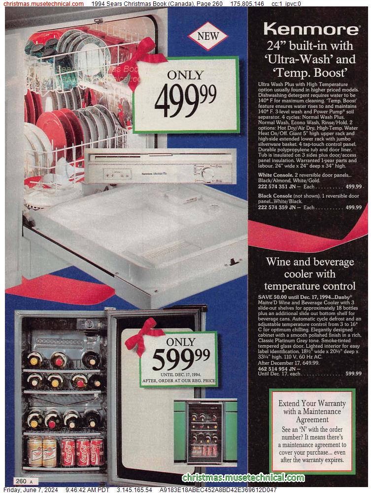 1994 Sears Christmas Book (Canada), Page 260