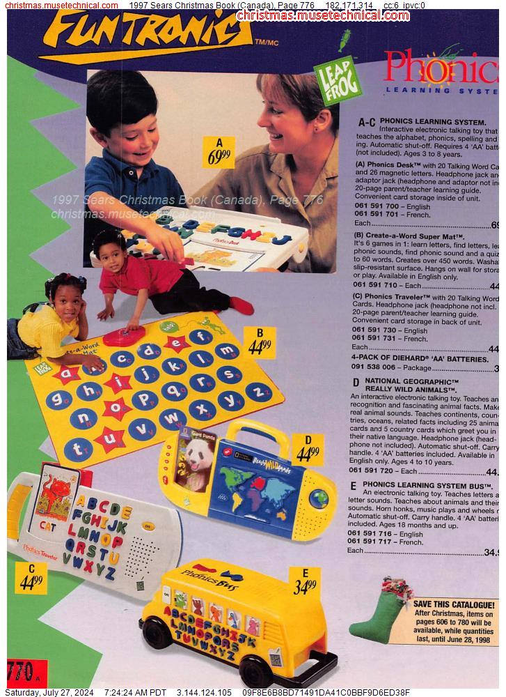 1997 Sears Christmas Book (Canada), Page 776