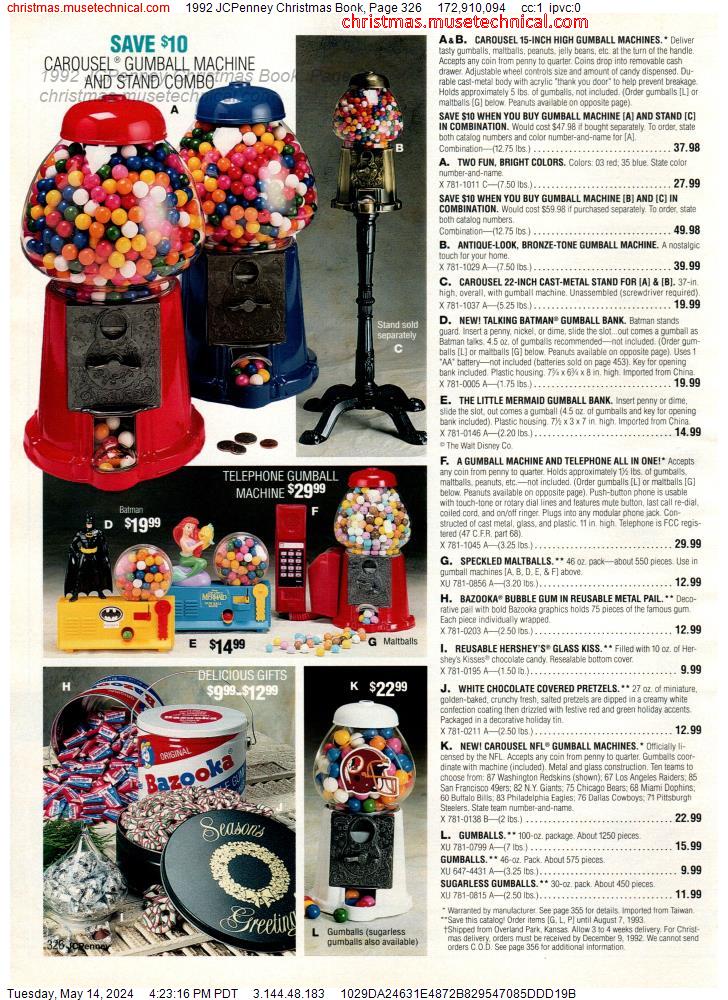 1992 JCPenney Christmas Book, Page 326