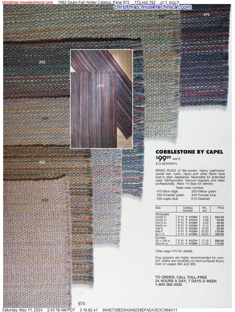 1992 Sears Fall Winter Catalog, Page 972