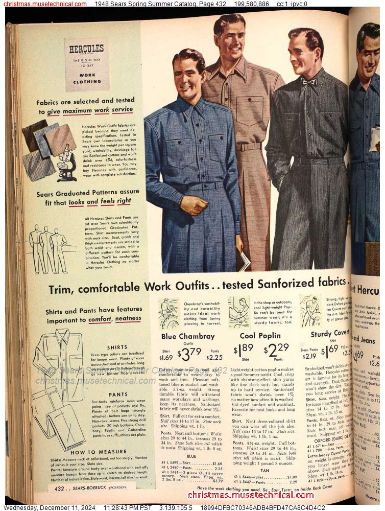 1948 Sears Spring Summer Catalog, Page 432