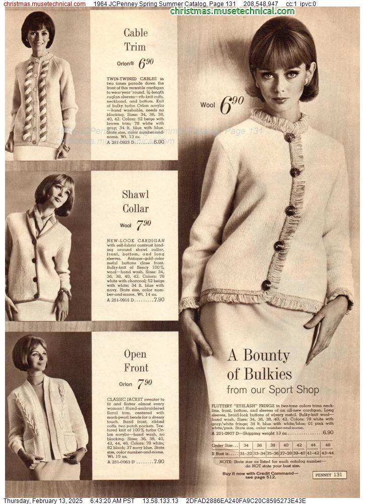 1964 JCPenney Spring Summer Catalog, Page 131