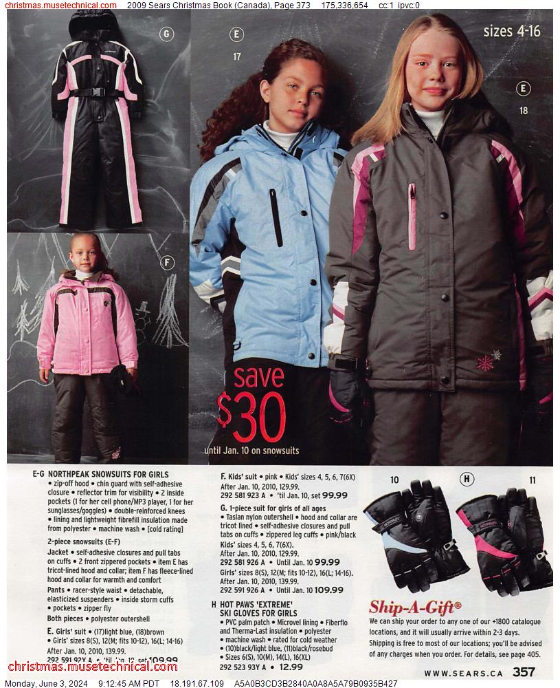 2009 Sears Christmas Book (Canada), Page 373