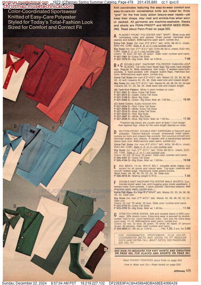 1973 JCPenney Spring Summer Catalog, Page 479