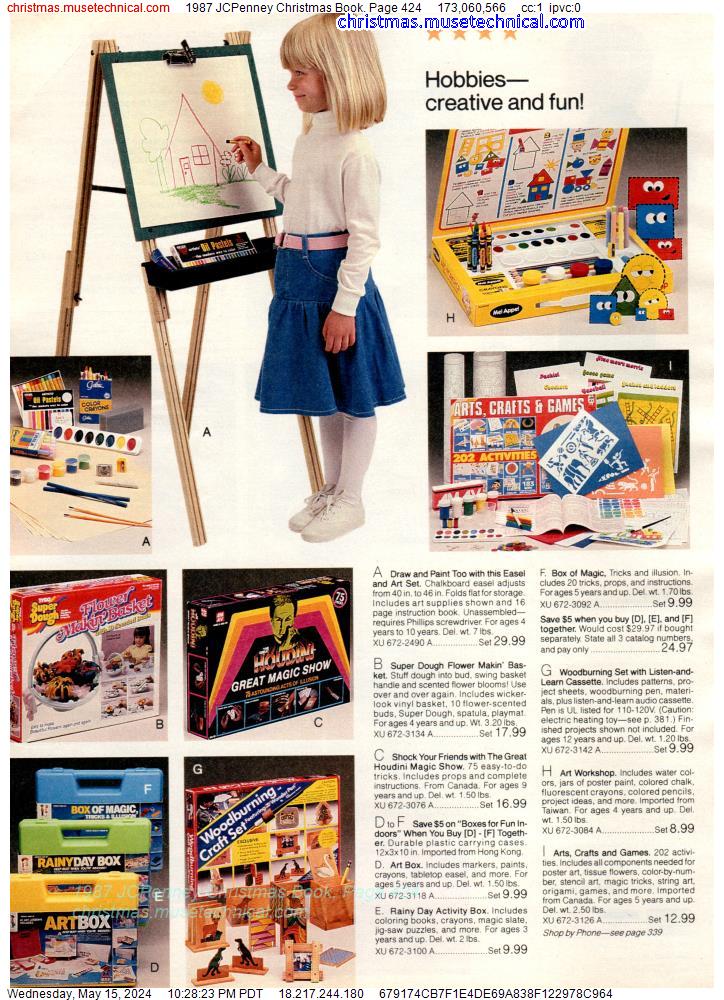 1987 JCPenney Christmas Book, Page 424