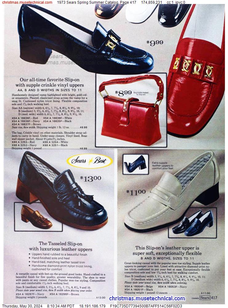 1973 Sears Spring Summer Catalog, Page 417