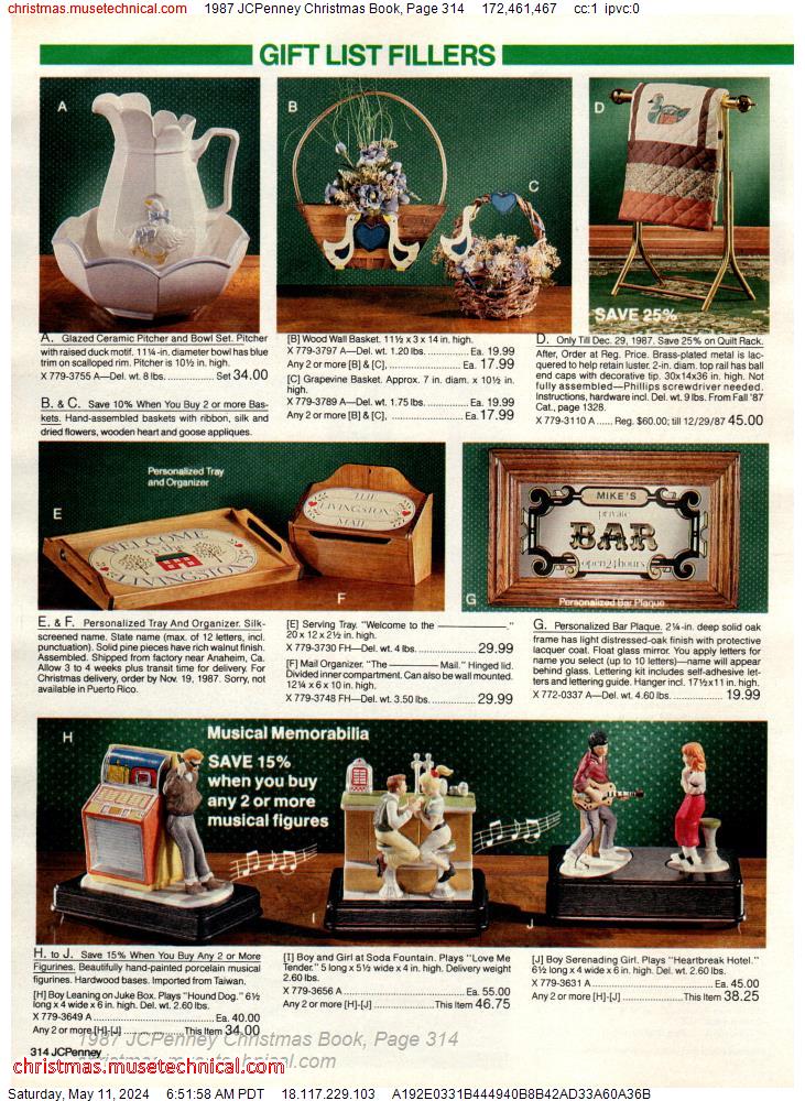 1987 JCPenney Christmas Book, Page 314