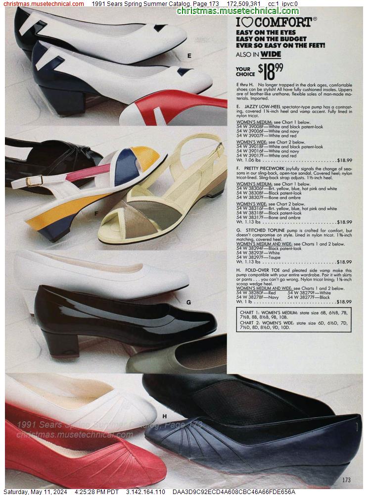 1991 Sears Spring Summer Catalog, Page 173