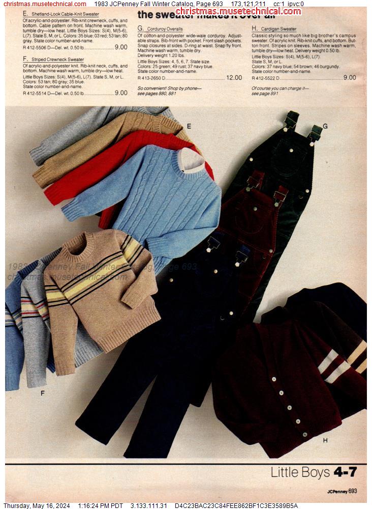 1983 JCPenney Fall Winter Catalog, Page 693