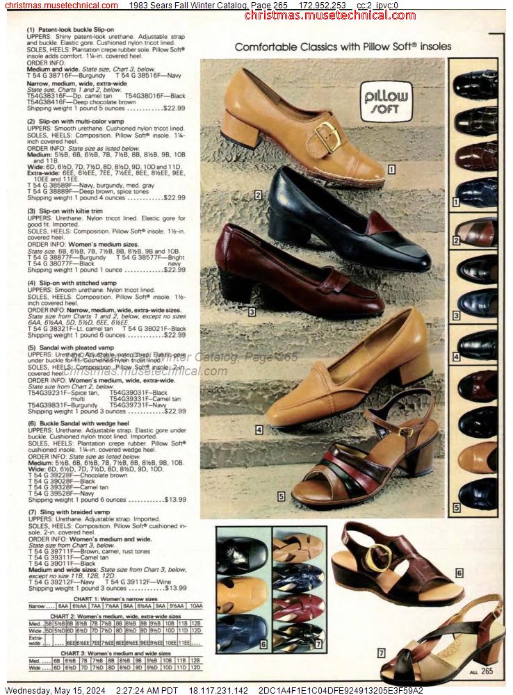 1983 Sears Fall Winter Catalog, Page 265