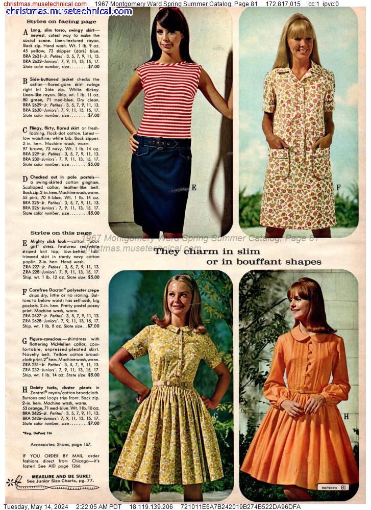 1967 Montgomery Ward Spring Summer Catalog, Page 81