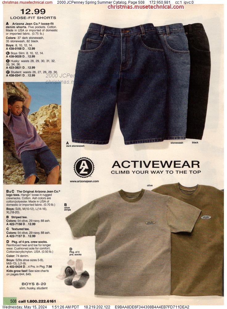 2000 JCPenney Spring Summer Catalog, Page 508
