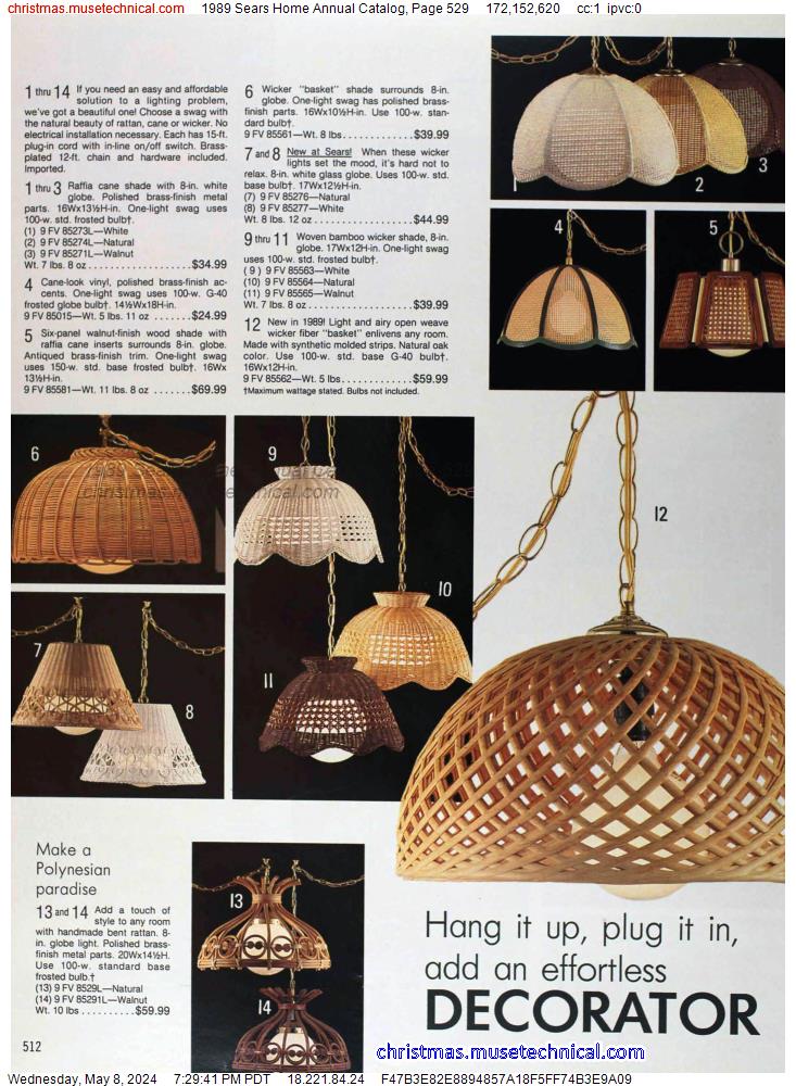 1989 Sears Home Annual Catalog, Page 529
