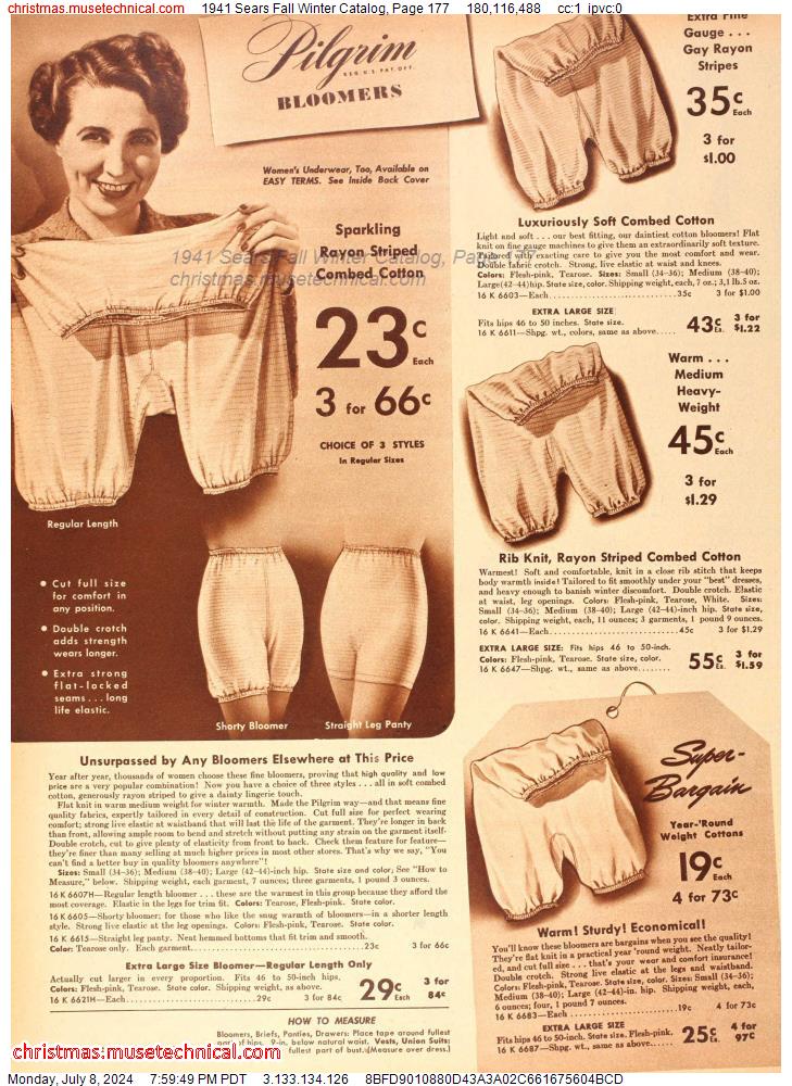 1941 Sears Fall Winter Catalog, Page 177