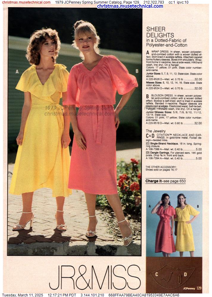 1979 JCPenney Spring Summer Catalog, Page 129