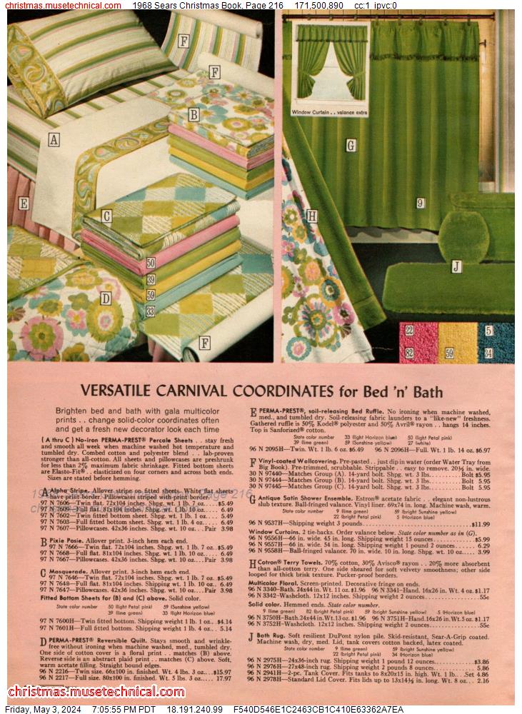 1968 Sears Christmas Book, Page 216