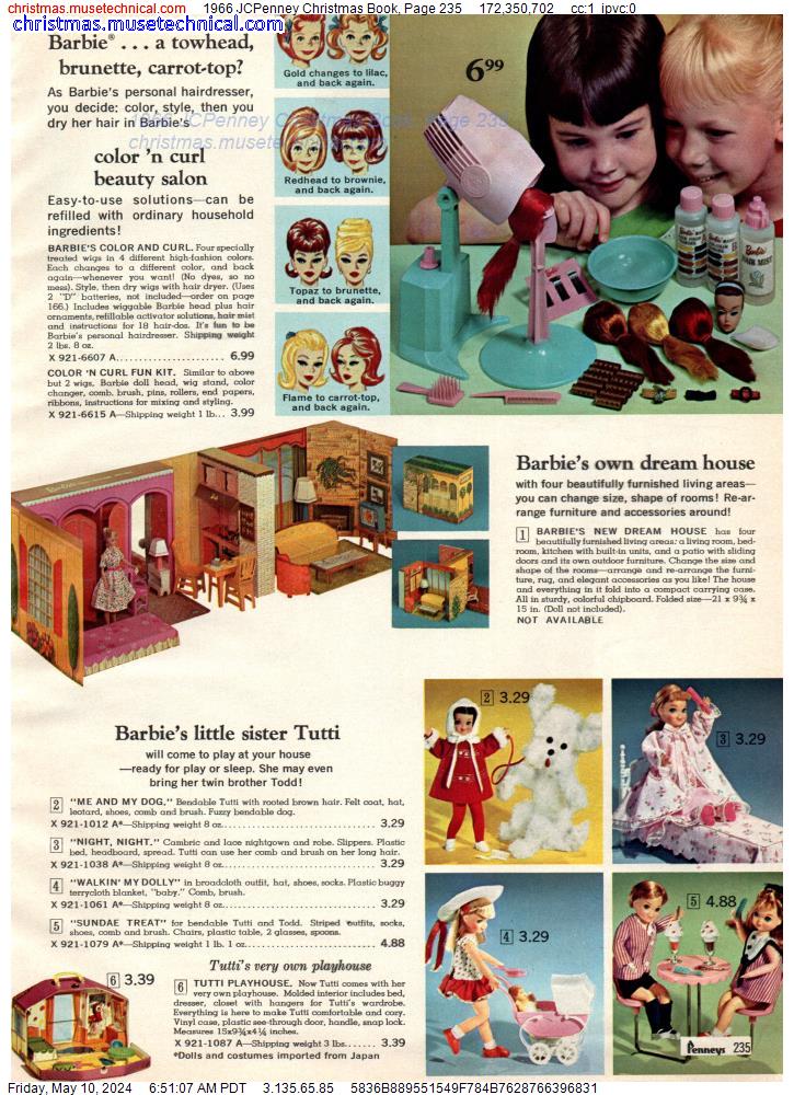 1966 JCPenney Christmas Book, Page 235