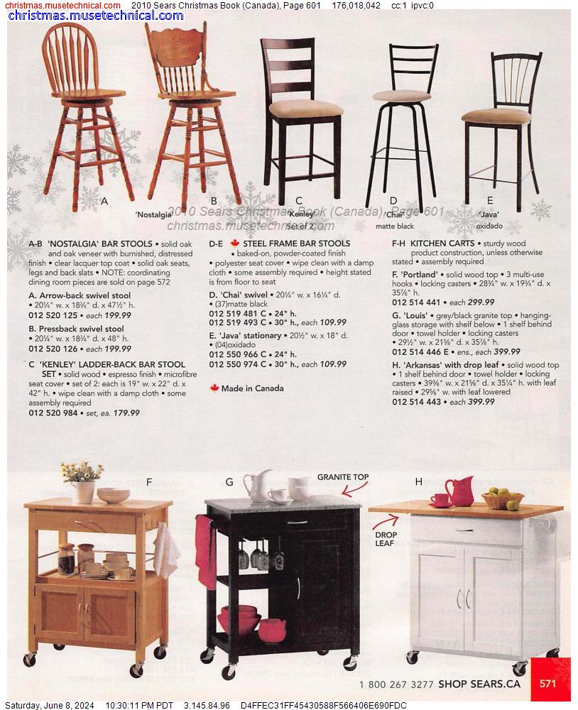 2010 Sears Christmas Book (Canada), Page 601